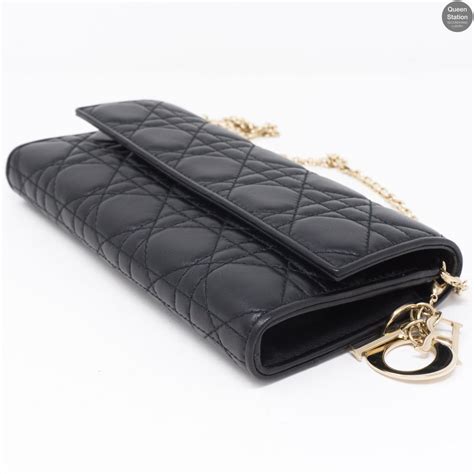 dior lady wallet on chain|christian Dior wallets for women.